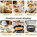 Detachable Handle Cookware Set 2 Pack Pots and Pans Replacement Handles Heat Resistant & Ergonomic Grip Compatible with Most Non-Stick Pans, Skillets & Pots (Beige and Black)