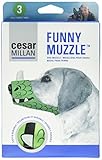 Cesar Millan Funny Muzzle, Dragon, Size 3, Green