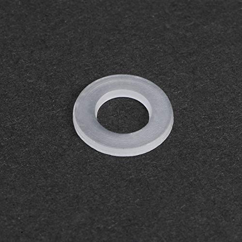 Sourcingmap - Rondelle piatte in nylon bianco, 300...