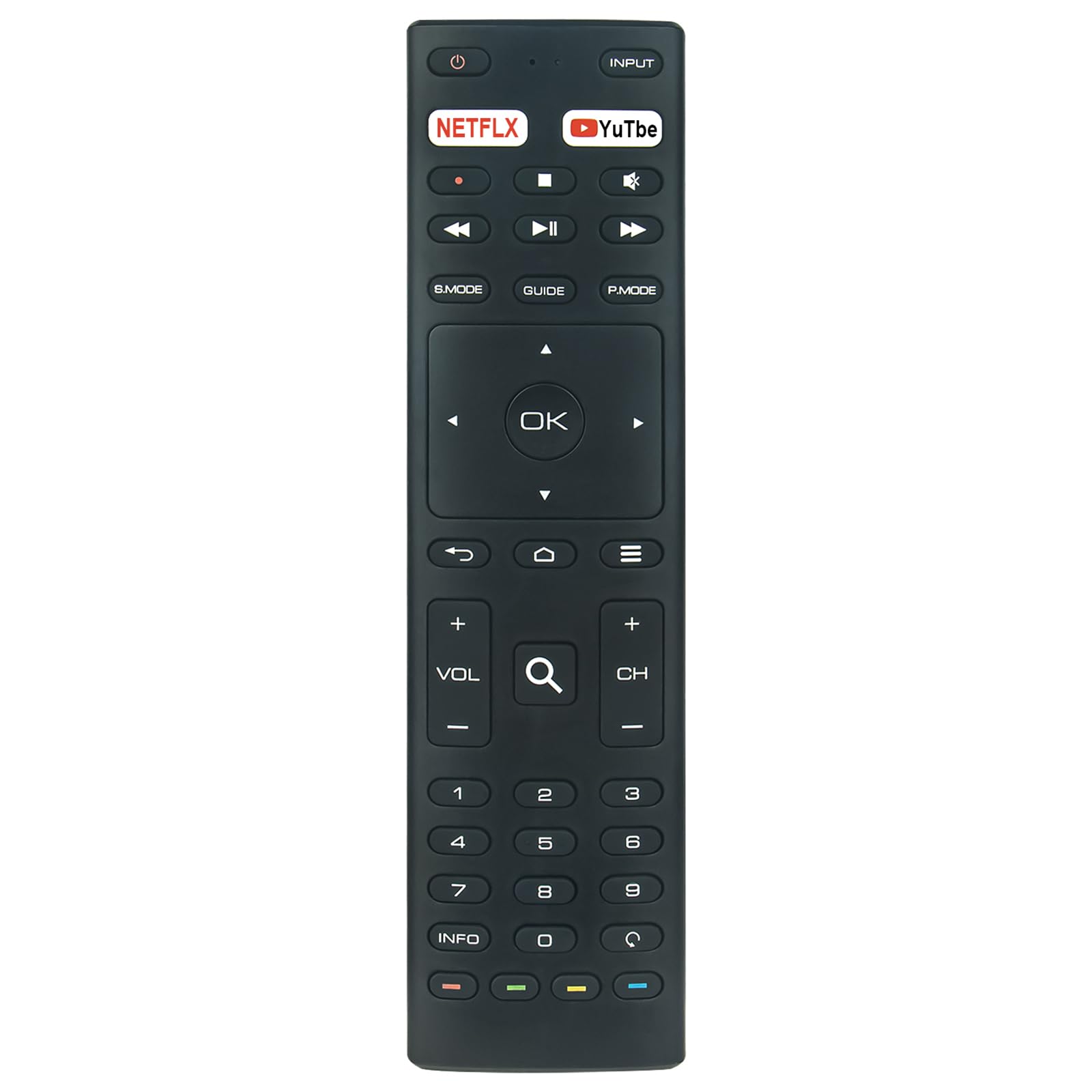 Replacement Remote Control Applicable for RCA Smart TV RTAU5004 RTAQ5033 Ultra HD 4K LED Android Smart TV