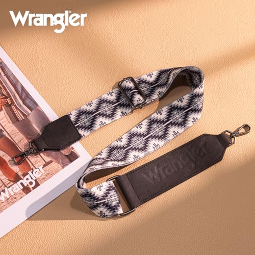Image of Wrangler Strap Western Purse Straps Replacement Crossbody Handbag Adjustable Aztec Wide Guitar Strap