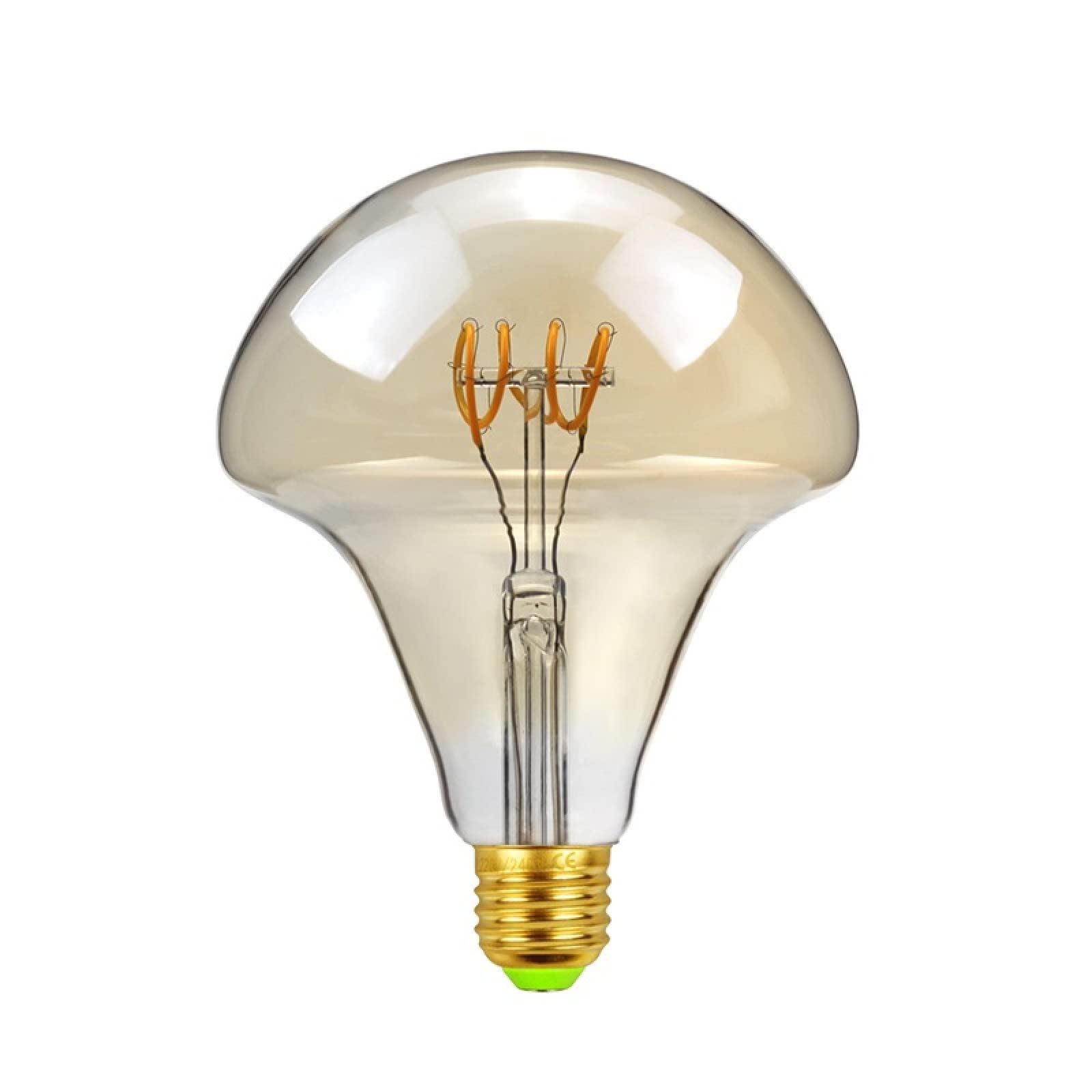 LEEVUS Ampoule Edison vintage 1 pièce rétro Edison E27 220 V 4 W rétro spirale filament LED lampe économie d'énergie éclairage LED 08