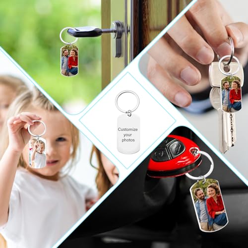 Pikvik CUSTOM KEYCHAIN-1 Personalized Keychain,Custom Keychain With Picture,Photo Keychain,Customizable Keychain,Custom Keychain For Boyfriend,Customized Personalized Gifts thumb #4