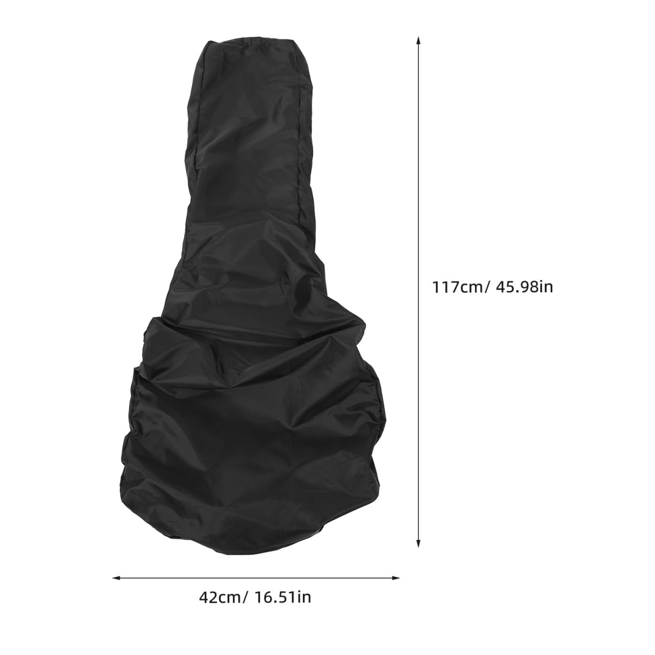 Gitarrenbeutel Regenschutz Wasserdicht Oxford Stoff Gepolstert Gitarrentasche Für Akustikgitarre Outdoor Konzert Reise 46.06In Tragbare Gitarrentragetasche