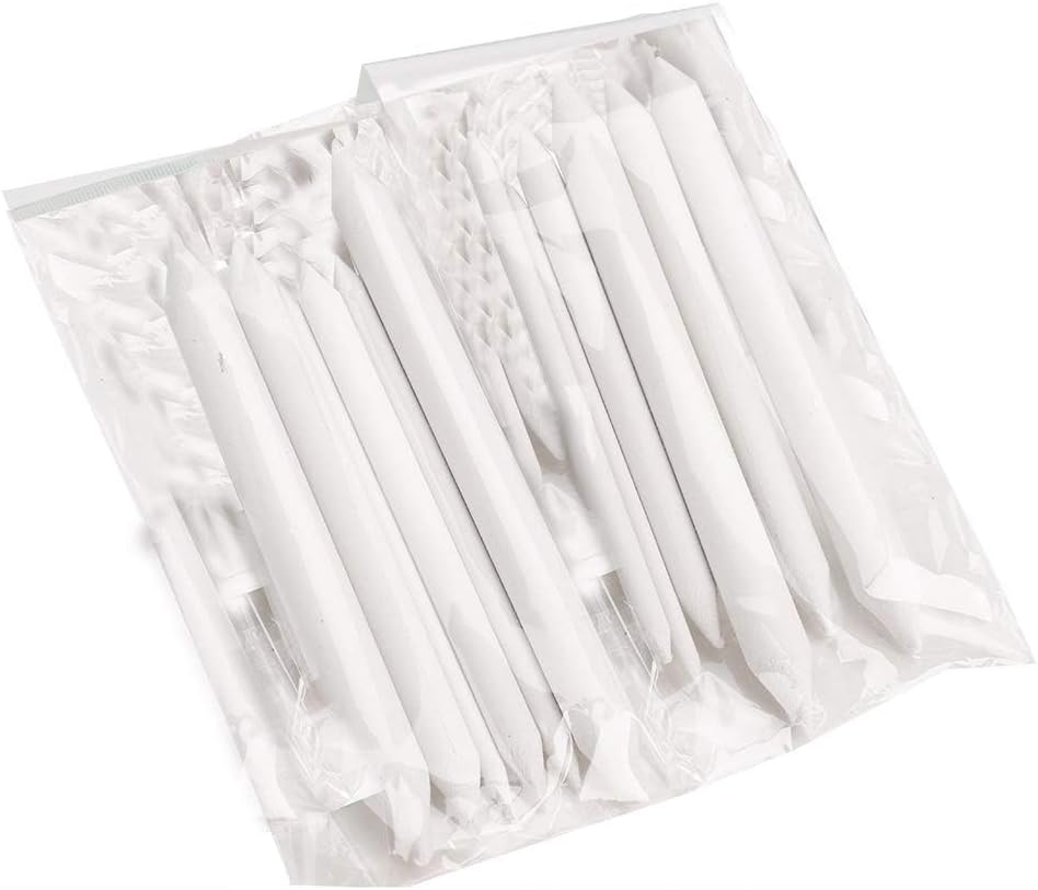 Artist Blending Stump Pencil Drawing Blending Stick Smudging Stump Art Smudger Drawing Pastel Smudger Tortillon Stump Paper Stump Blending Charcoal Art Blenders Pencil Graphite Pencils 2 Sets 12PCS : Arts, Crafts & Sewing