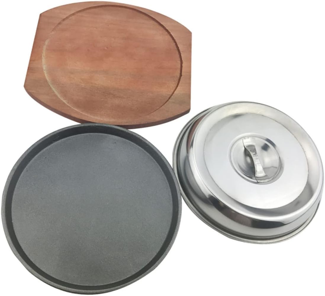 Teppanyaki Grill Pan Non-Stick Outdoor BBQ Griddle Pan BBQ Tray and Steak Plate