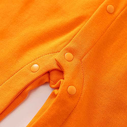Relabtaby Cute Baby Boy Girl Romper Newborn Anime Onesie Toddler Halloween Cosplay Jumpsuit Outfit Clothes Orange thumb #5