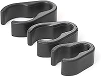 Vista 6 de Microphone Stand Cable Clips - Boom Pole Cable Clips Clamp Plastic Mount - Multiple Sizes with Cable Ties (32 PCS)