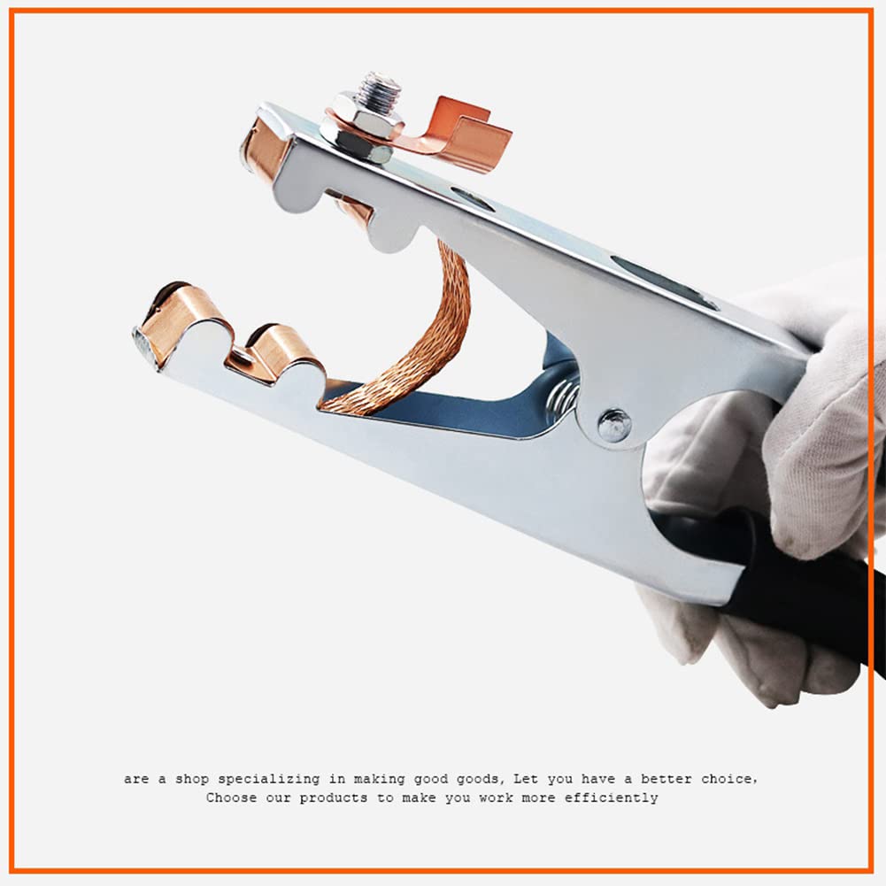 ihreesy Welding Earth Clamp,500A Earth Clamp Welder Solder Clamp Brass Ground Welding Earth Clamp Welder Earth Clamp Tool