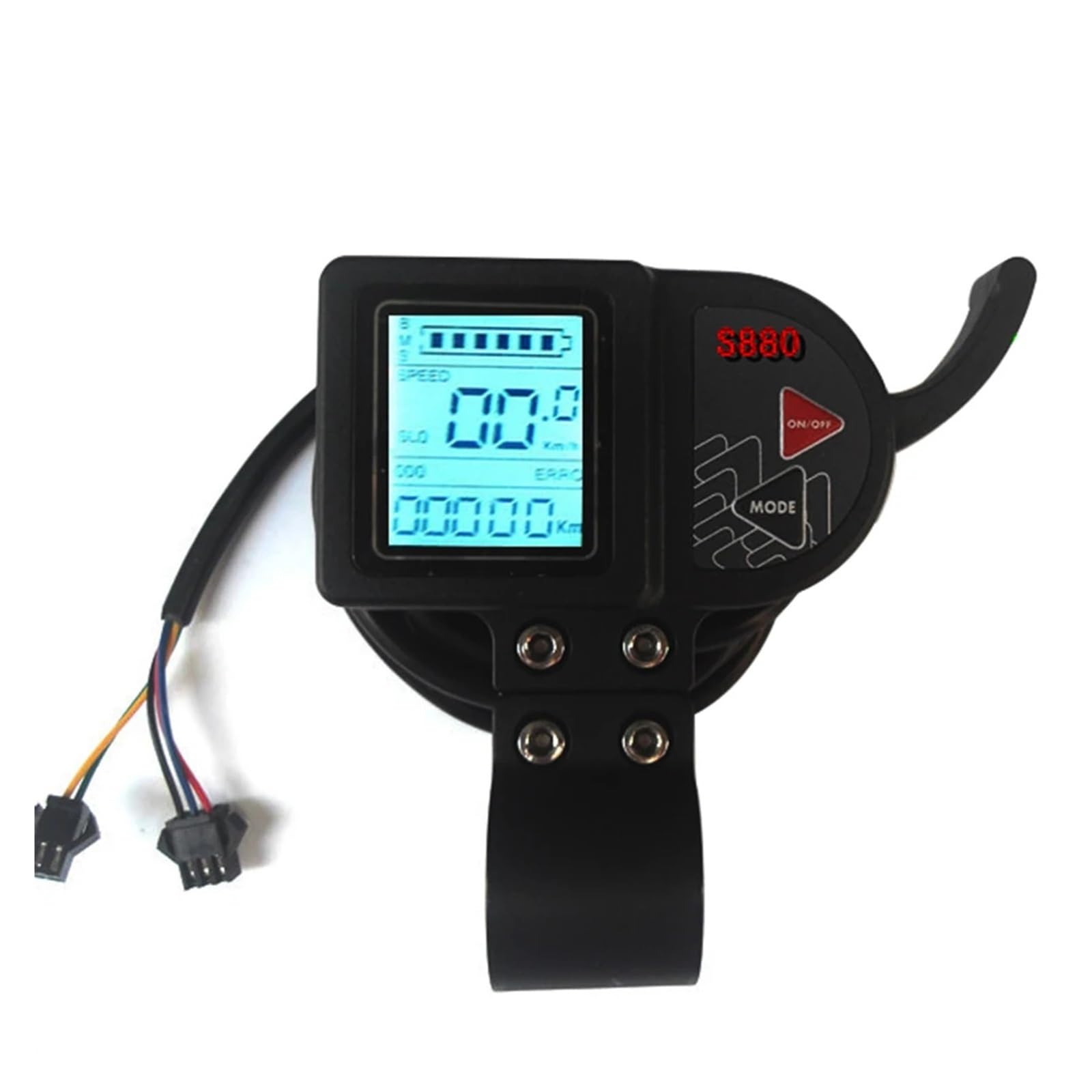 Interruttore display velocità potenza misuratore LCD scooter elettrico, for Kugoo, for M4 Pro FLJ T113 Janobike, for ZERO, 10 accessori universali for bici elettriche Cruscotto per scooter ele