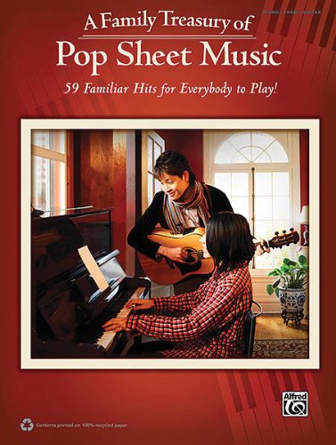 A family treasury of pop sheet music piano, voix, guitare