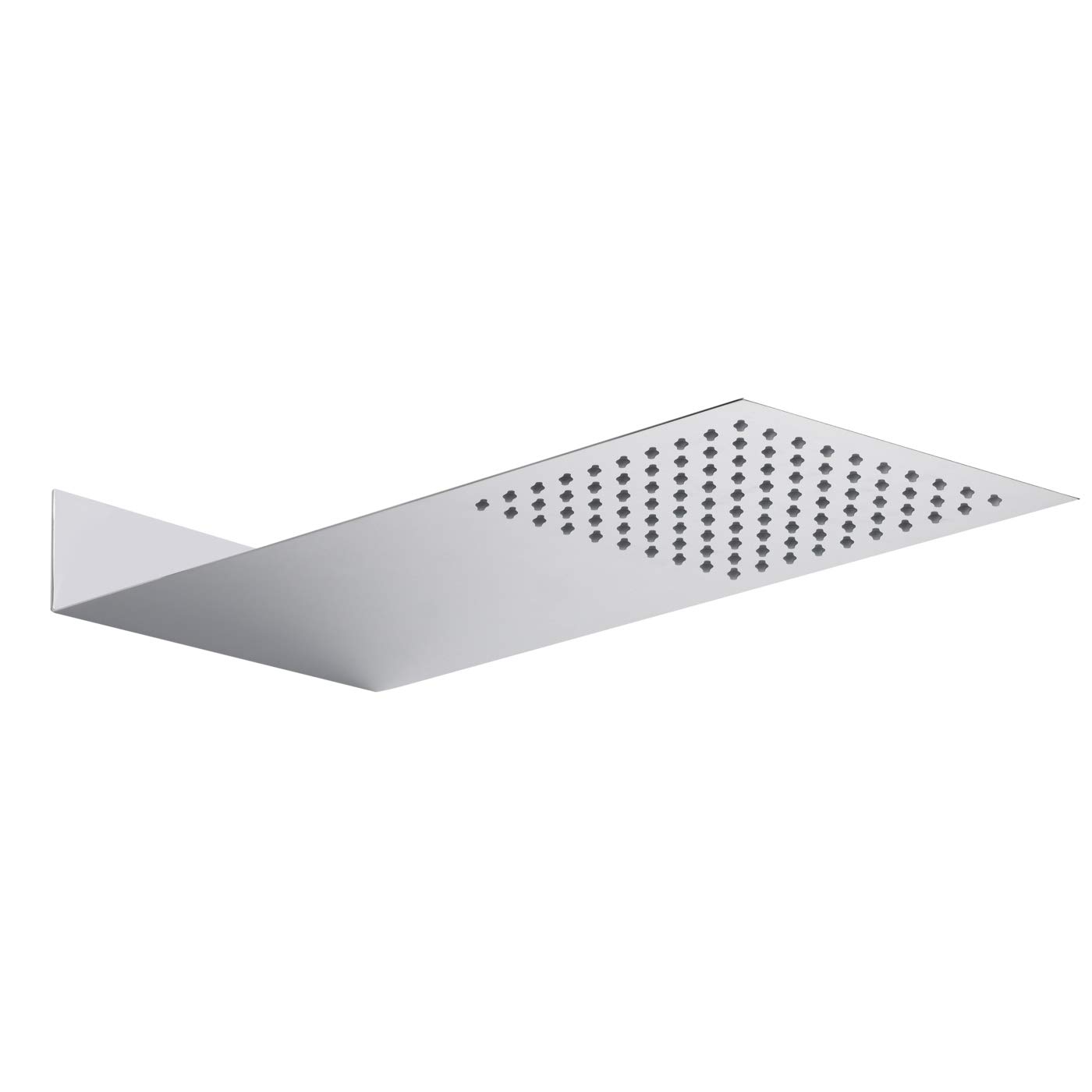 Milano Chrome Arvo 200Mm X 487Mm Thin Fixed Rainfall Shower Head