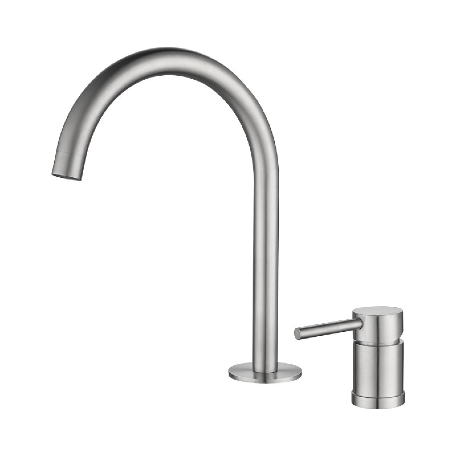 Fanjubei Brushed 304 Stainless Steel Kitchen Hot And Cold Water Faucet,