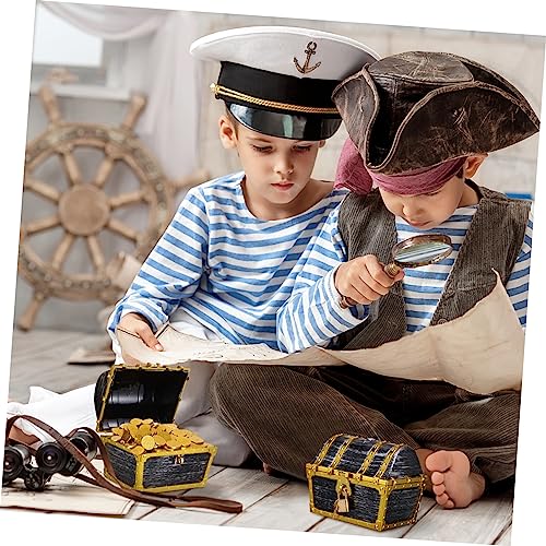 SWOOMEY Baú de tesouro infantil baú de pirata pequeno baú de tesouro Vestido para