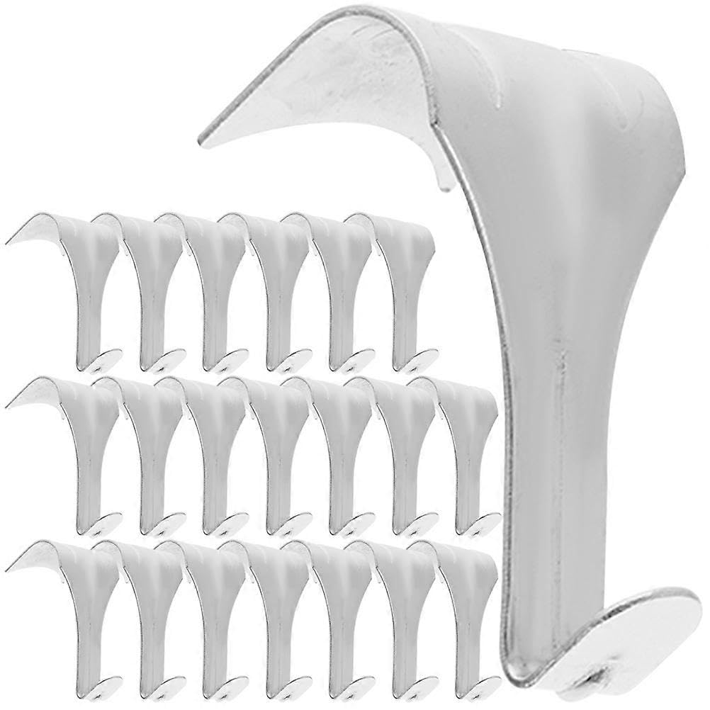 JOYHAPPST 20pcs Picture Rail Hook Rail Molding Hanging Hook Picture Hanging Tool Supply