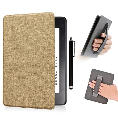 Custodia in Tessuto per Kindle 11a Generazione Modello C2V2L3. con Cinturino da Polso con Auto Wake-Sleep. Non Adatto per Paperwhite di 11a