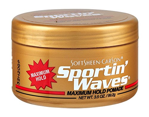 Sportin Waves Maximum Hold Gel Pomade, 3.5 oz, 2 pk