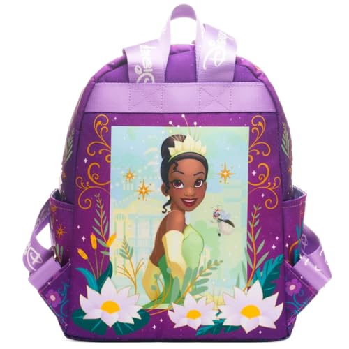 Princess and the Frog Mini Backpack for Girls - Bundle with 13" Tiana Mini Bag Plus Water Bottle | Disney Princess and the Frog Backpack Purse for Kids, Girls4