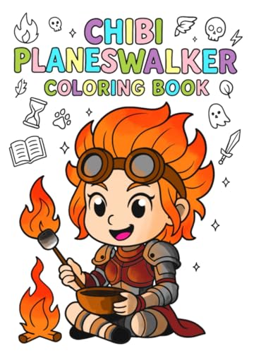  Chibi Planeswalker Coloring Book