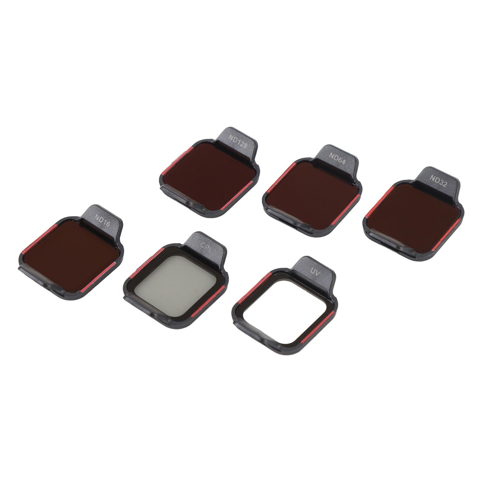 Filtro CPL per Drone, Set di Filtri 6 in 1 per Lenti Ottiche Flip ND32, ND64, ND16, ND128, Filtri Protettivi con Scatola di Immagazzinaggio per la Fotografia, Progettati per