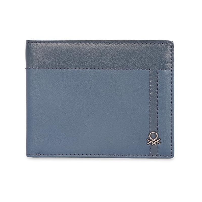 Men RFID Protected Carrook Slimfold Wallet - Navy, No. of Card Slot: 8 | Stich Work Slimfold Wallet with Side Closure | Leather-image-37