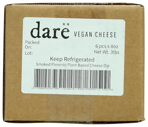 Dare Vegan Cheese Dips, Smoked Pimento, Creamy Cashew Artisan Cheese