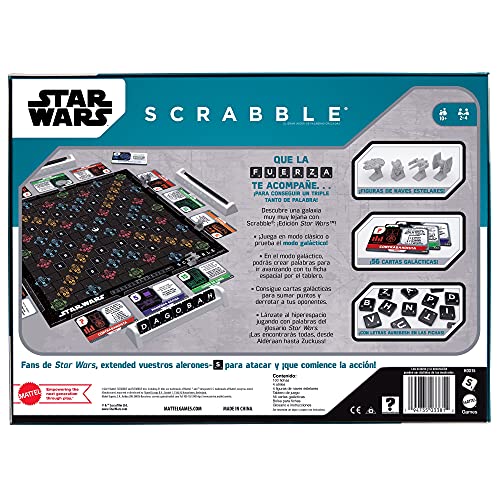 Mattel Games Scrabble Star Wars Brettspiel für Kinder ab 10 Jahren, inkl. Karten (Mattel HDX15) – Bild 7