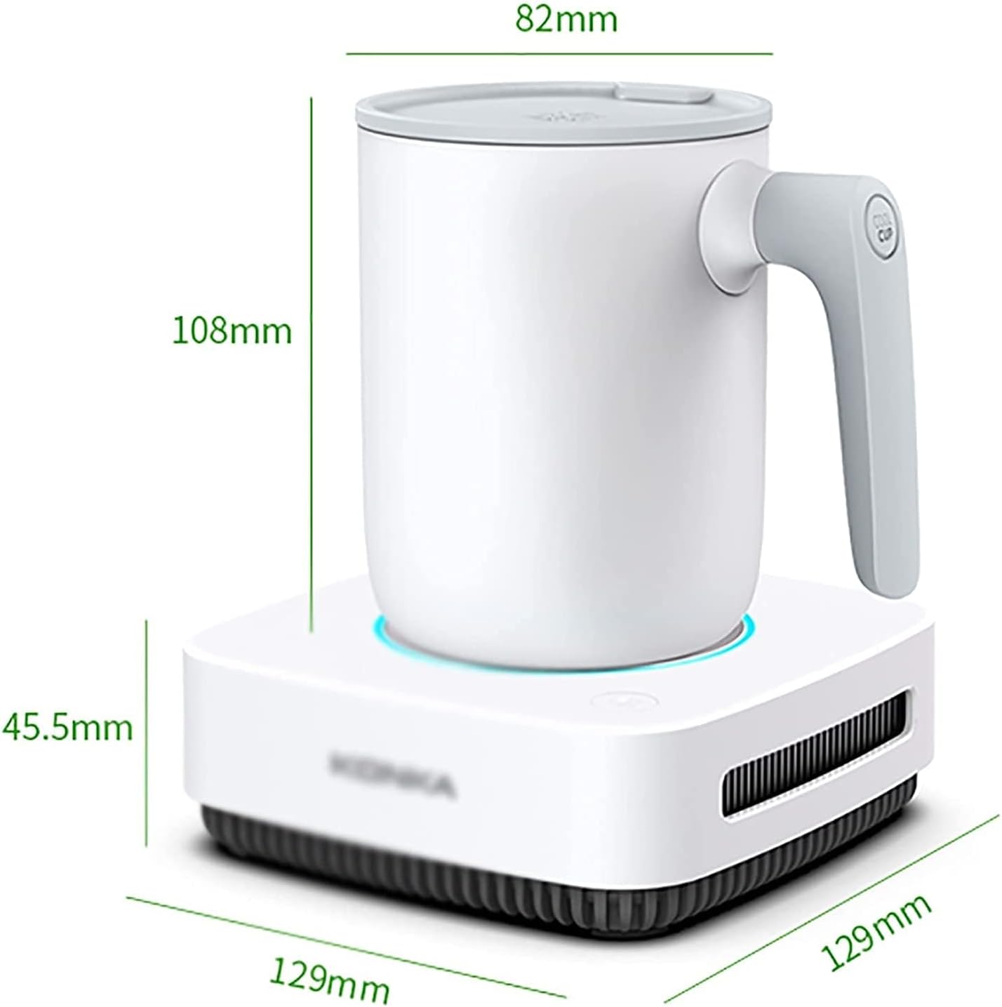 Coffee Warmer Desktop Coffee Tea Drinks Mug Warmer Cooler Desktop Heating and Cooling Beverage Plate For Water,Milk,Beer