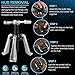 Sunluway Universal 7394 Hub Puller Brake Drum Puller Heavy-Duty Wheel Hub Removal Tool
