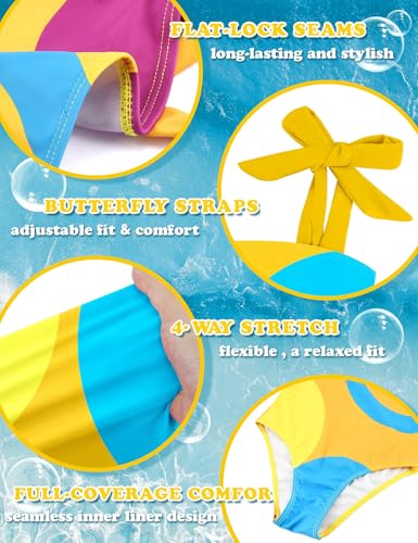 Toddler Swimsuit Girl One Piece Baby Girls Bathing Suit Swimwear UPF 502