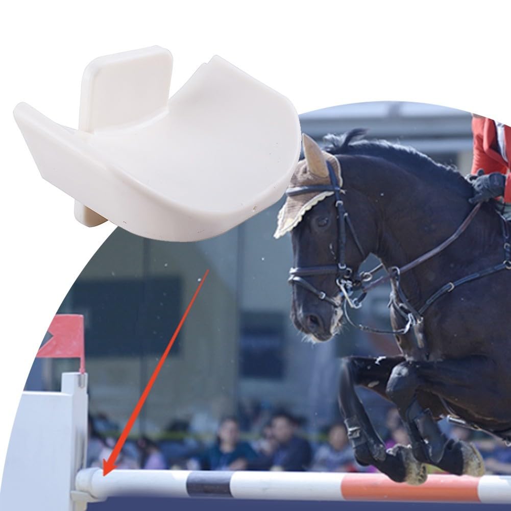 Lot de 2 supports de mât d'obstacles d'équitation pour saut de cheval en plastique compatible avec les supports de saut standard pour l'entraînement