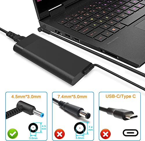 Image of Laprite 200W 19.5V 10.3A AC Adapter Laptop Charger Fit for HP ZBook 17 Pavilion Gaming 15 17 ZBook G3 G4 G5 G6 G7 15 15t 17 17t, Create Studio G7 Envy 15-ep Pavilion Gaming 16 Omen TPN-LA21 Power Cord