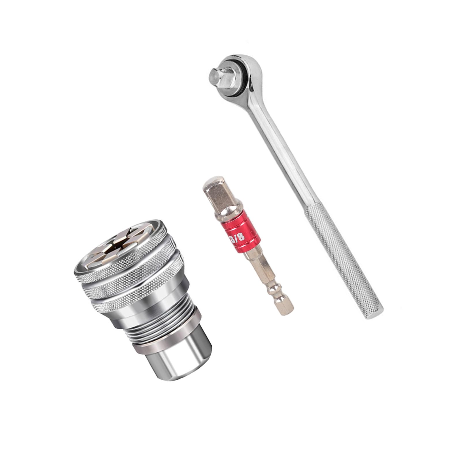 Mhadbkh Set 1 Universally Socket Wrench Grip Adapter 10-19Mm Hexagonal Head Nut And Bolts Driver Tool Manual Socket Wrench