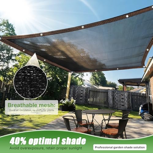 Tela de sombra para patio y plantas Storystore red de sombreo 3x4 metros 4
