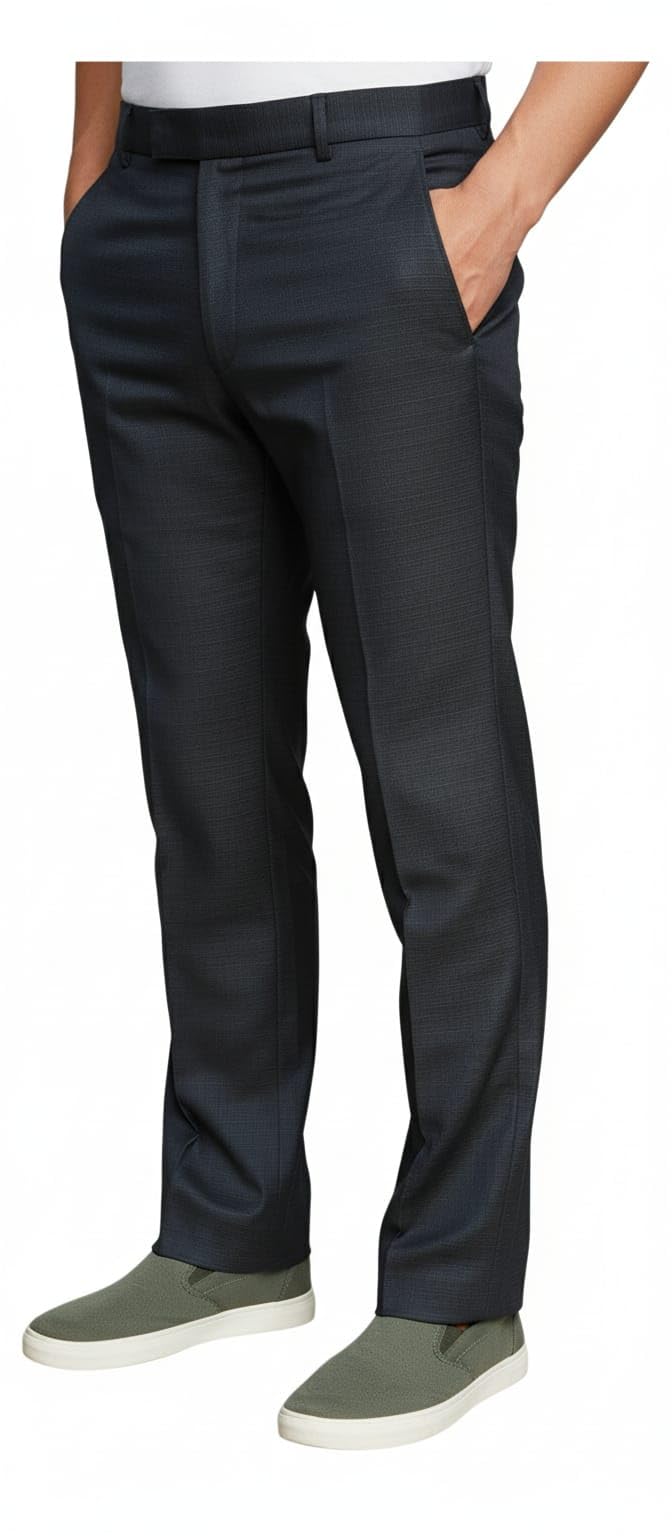 picnet Men's Regular Fit, Formal Trouser-picture-39