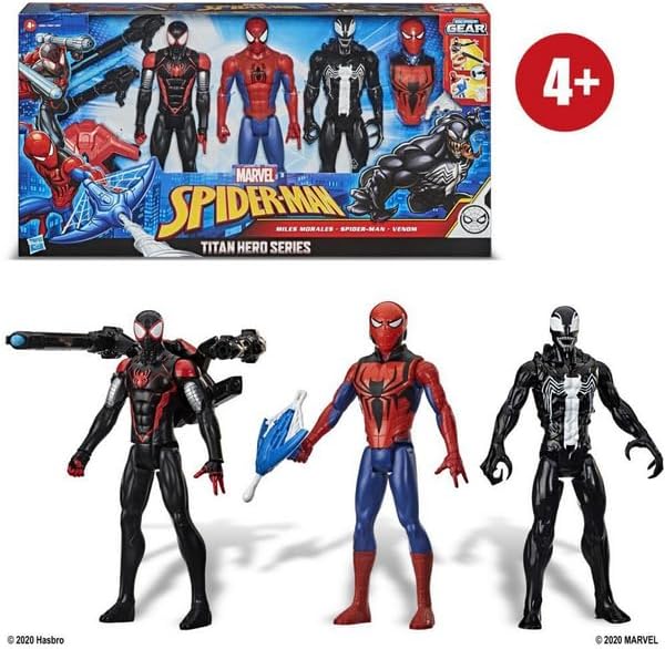 Miniatura 2 de Hasbro Marvel Spiderman Universe Titan Hero Series - Paquete de 3 figuras con equipo explosivo, a partir de 4 años