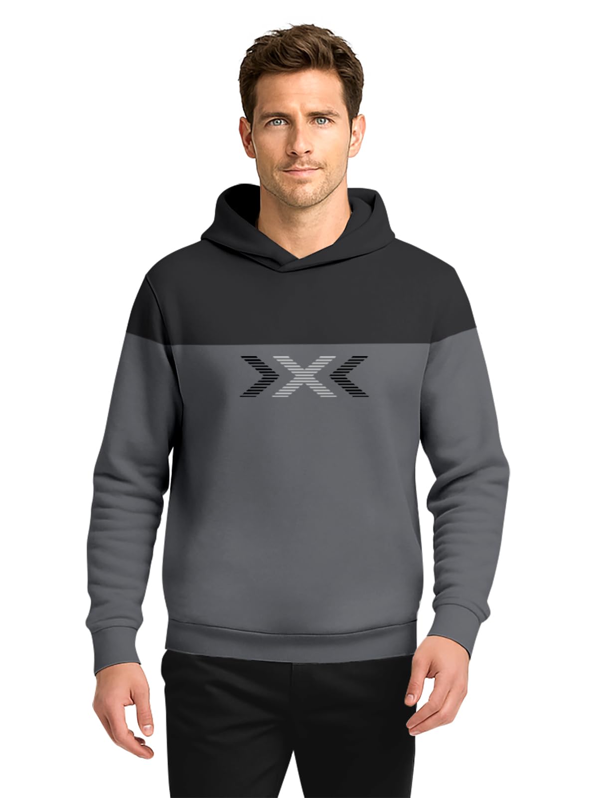 Trendy Cotton Blend Sweatshirt for Men | Stylish Full Sleeve Mens Sweatshirts & Hoodies for Winter Wear