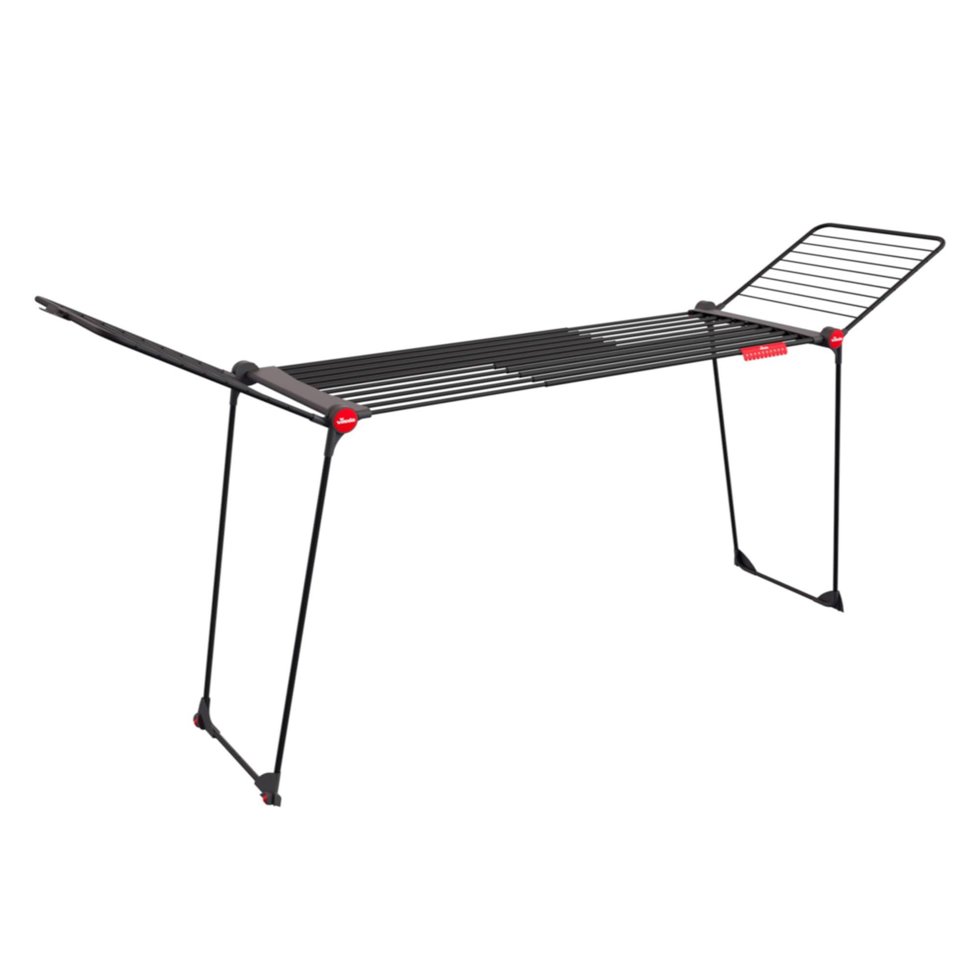 Vileda Infinity Flex Ultimate | stendibiancheria di grandi dimensioni | 30mt di stenditura | griglia telescopica estensibile fino a 2mt | ali alte | stendibiancheria già assemblato