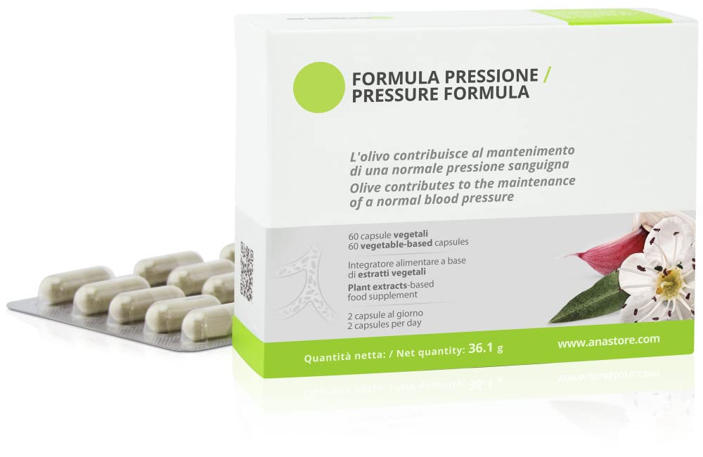 FORMULA PRESSIONE * 400 mg / 60 capsule * aglio, biancospino e olivo