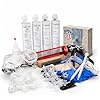 10′ Fast Set Concrete Foundation Crack Repair Kit-Hydra Stop 300 Injection System, Polyurethane Concrete Crack Repair, Basement Wall Leak Sealant & Foundation Concrete Filler, Tough Waterproof Seal