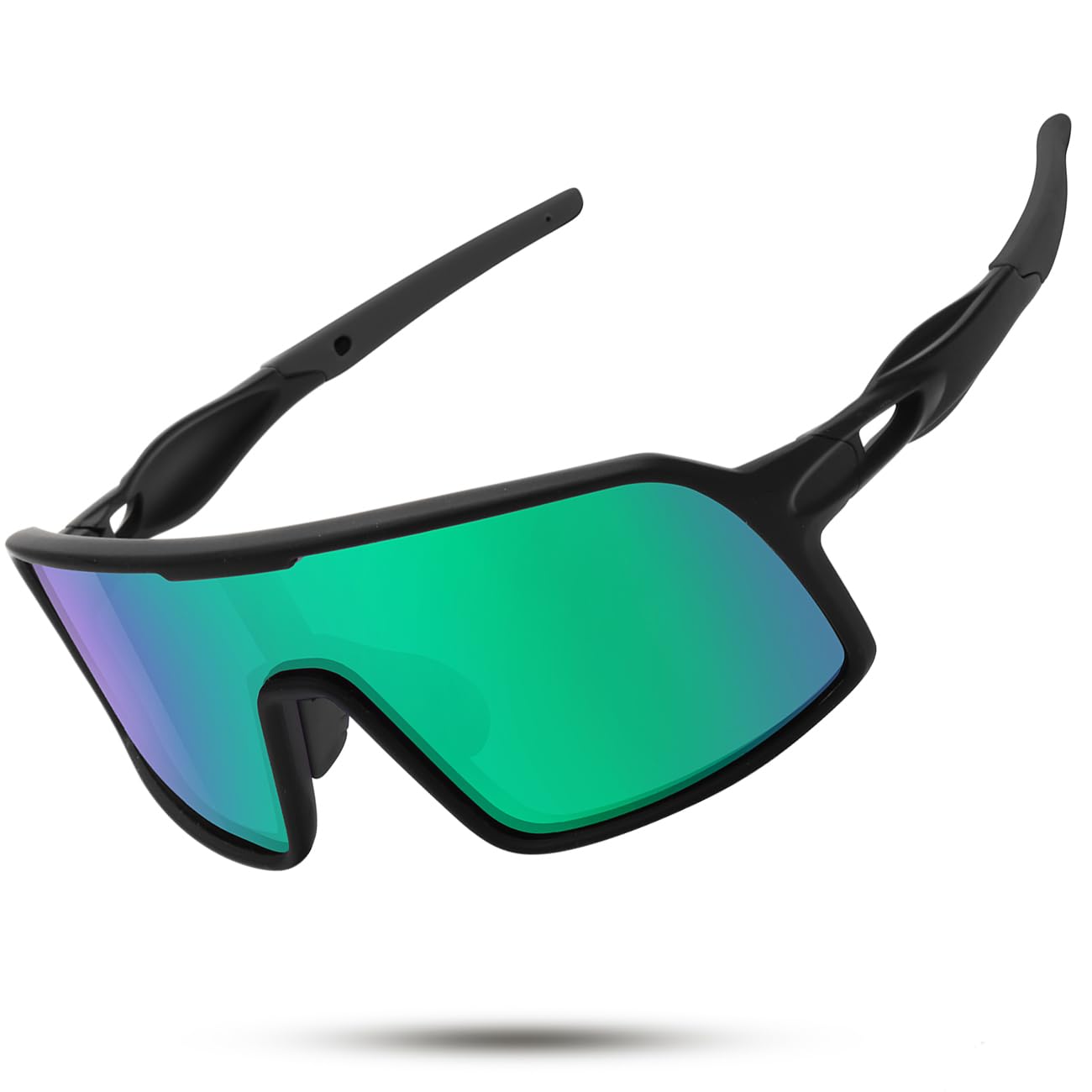 SEKKAF Occhiali da sole sportivi polarizzati per uomo e donna, occhiali da bicicletta, protezione UV per mountain bike, corsa, pesca