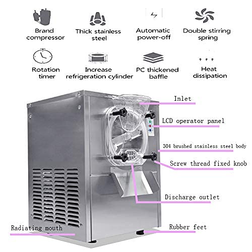 Kolice ICM-12-1 Commercial Compressor Ice Cream Machine — view 2