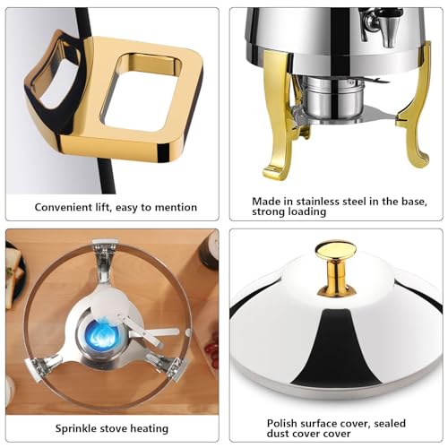 Dispensador de bebidas de acero inoxidable para café, jugo y bebidas calientes en fiestas, eventos y bufés, solución moderna y duradera para servicio de bebidas