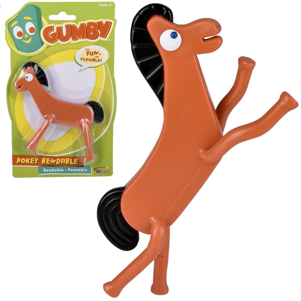 Amazon.com: NJ Croce Pokey Bendable Figure : Toys & Games