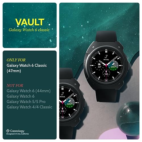 Image of CASEOLOGY by Spigen Caseology Vault for Samsung Galaxy Watch 6 Classic 47mm Case -Matte Black
