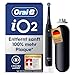 Oral-B iO Series 2 Elektrische Zahnbürste — Electric Toothbrush, Inkl. 1 Aufsteckbürste, Reise-Etui — 3 Putzmodi für Zahnpflege, GUT GETESTET (2,2) von STIFTUNG WARENTEST, Designed by Braun, Schwarz