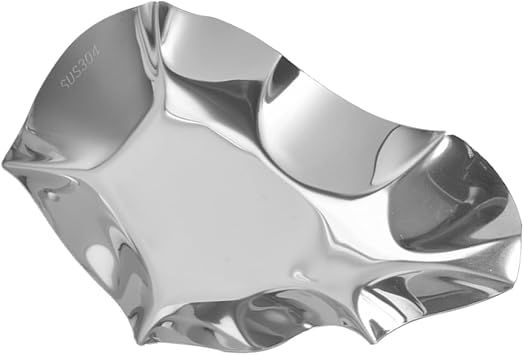 Stainless Steel Grillable Oyster Shells Reusable Cooking Tray for Baked Oysters 1-Piece for Outdoor Grilling