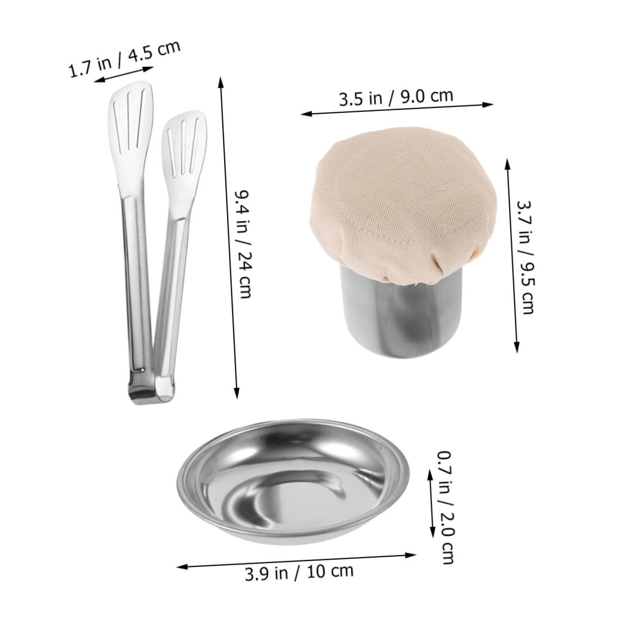 NAMOARLY Set of Pancake Oil Brush Pan Oil Brush Easy Clean Cooking Food Tong Home Wiper