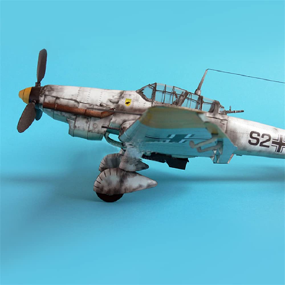 Amazon | 1:33 ドイツ Ju-87 D-3 ユンカース急降下爆撃機航空機モデル
