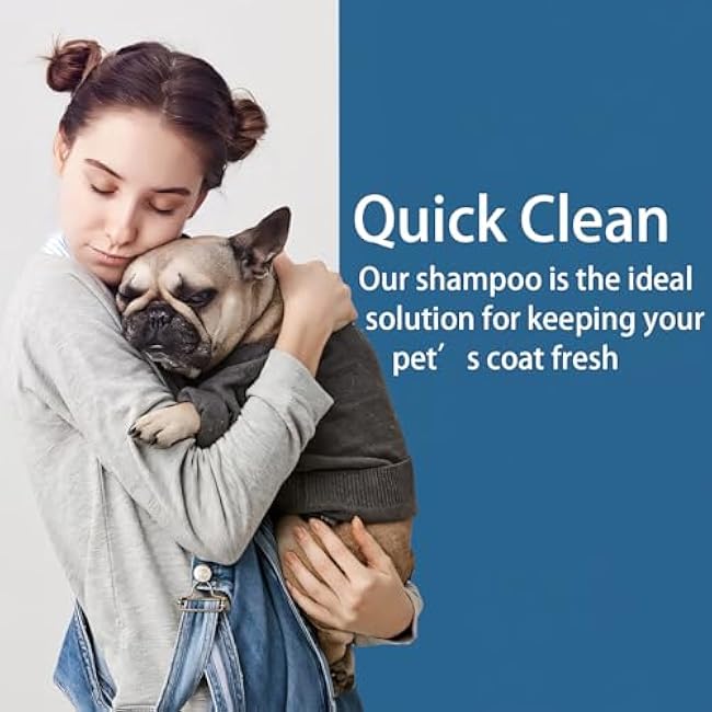 Pet Steam Brush Spray Refill for Dogs & Cats ¨C Pets Waterless Shampoo, 3-in-1 Grooming Spray Comb Mist, 1*Shampoo(Steam Brush not Included)-cUoerxni